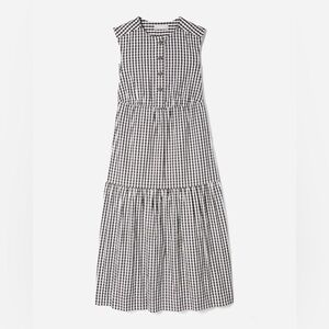 Everlane Check Maxi dress